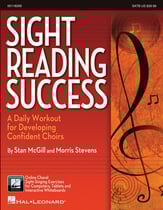 Sight Reading Success SATB Book & Reproducibles cover